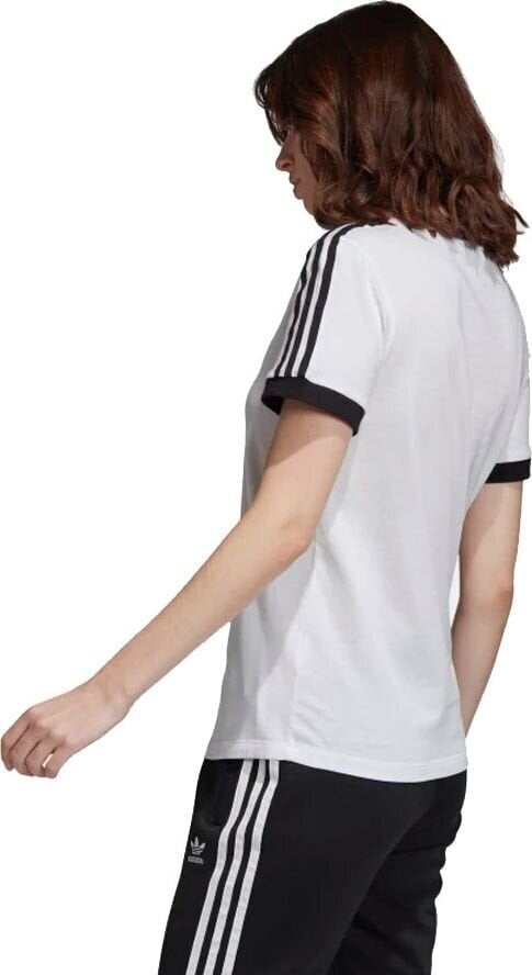 Naisten T-paita Adidas 3-Stripes Tee ED7483, valkoinen hinta ja tiedot | Naisten T-paidat | hobbyhall.fi