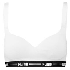 Naisten urheiluliivit Puma Pehmustettu Top 1P Hang Sports Bra W 907863 05, valkoinen hinta ja tiedot | Naisten urheiluvaatteet | hobbyhall.fi