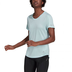 Naisten t-paita Adidas Run It Tee W H31028, vihreä hinta ja tiedot | Naisten T-paidat | hobbyhall.fi