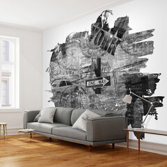 Valokuvatapetti - Black-and-white New York collage 300x231 cm hinta ja tiedot | Valokuvatapetit | hobbyhall.fi