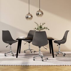 Ruokapöydän tuoli vidaXL, harmaa hinta ja tiedot | Ruokapöydän tuolit | hobbyhall.fi