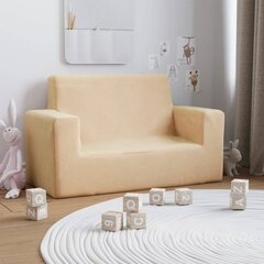 Kahden istuttava Lasten sohva vidaXL, beige hinta ja tiedot | Lasten nojatuolit ja säkkituolit | hobbyhall.fi