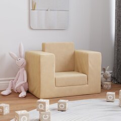 Lasten sohva vidaXL, beige hinta ja tiedot | Sohvat ja vuodesohvat | hobbyhall.fi