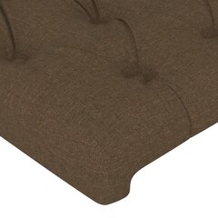 vidaXL pääty, 2 kpl, tummanruskea, 90x7x78/88cm, kangas hinta ja tiedot | Sängyt | hobbyhall.fi