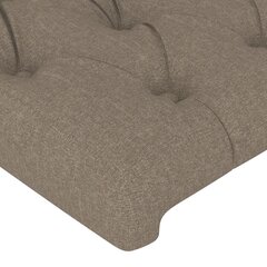 vidaXL sängynpäädyt, 4 kpl, taupe väri, 72x7x78/88cm, kangas hinta ja tiedot | Sängyt | hobbyhall.fi