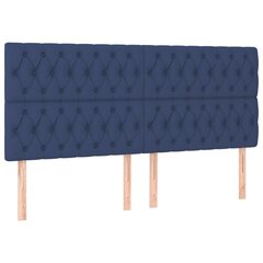 vidaXL pääty, 4 kpl, sininen, 90x7x78/88cm, kangas hinta ja tiedot | Sängyt | hobbyhall.fi