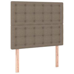 vidaXL pääty, 2 kpl, taupe väri, 80x5x78/88cm, kangas hinta ja tiedot | Sängyt | hobbyhall.fi