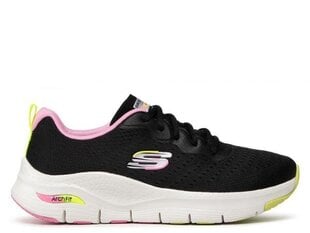 Arch fit infinity skechers naiset black 149722bkmt hinta ja tiedot | Naisten urheilu- ja vapaa-ajan kengät | hobbyhall.fi