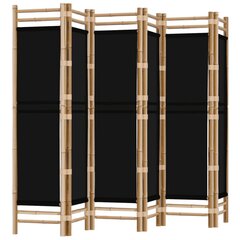 vidaXL Kokoontaitettava tilanjakaja 6 paneelia 240 cm bambu ja kangas hinta ja tiedot | Sermit ja tilanjakajat | hobbyhall.fi