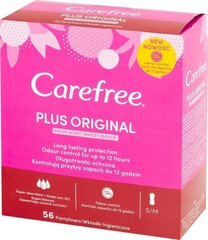 Terveyssiteet Carefree Plus Original, 56 kpl hinta ja tiedot | Carefree Hygieniatuotteet | hobbyhall.fi