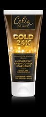 Käsi- ja kynsivoide Celia Gold 24K, 80 ml hinta ja tiedot | Vartalovoiteet ja -emulsiot | hobbyhall.fi