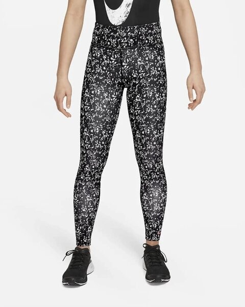 Leggingsit Nike, mustavalkoiset, DO7121-010