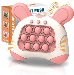 Quick Push Bubble Pop -pulmapeli vaaleanpunainen hinta ja tiedot | Lautapelit ja älypelit | hobbyhall.fi