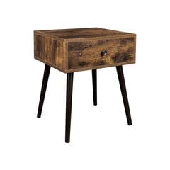 Yöpöytä VASAGLE LET176B01 vintage ruskea hinta ja tiedot | Yöpöydät | hobbyhall.fi