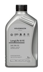 VW Group Longlife III FE 504/507 0W30 alkuperäinen öljy, 1L hinta ja tiedot | Moottoriöljyt | hobbyhall.fi
