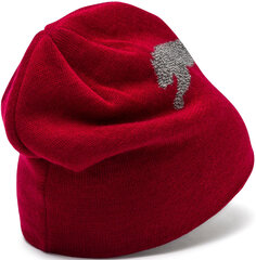 Puma Hattu Ess Logo Beanie Red hinta ja tiedot | Naisten päähineet | hobbyhall.fi