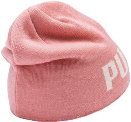 Puma Hattu Ess Logo Beanie J Pink hinta ja tiedot | Naisten päähineet | hobbyhall.fi