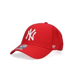 New york yankees 47 brand unisex red b-mvpsp17wbp-rd hinta ja tiedot | Naisten päähineet | hobbyhall.fi