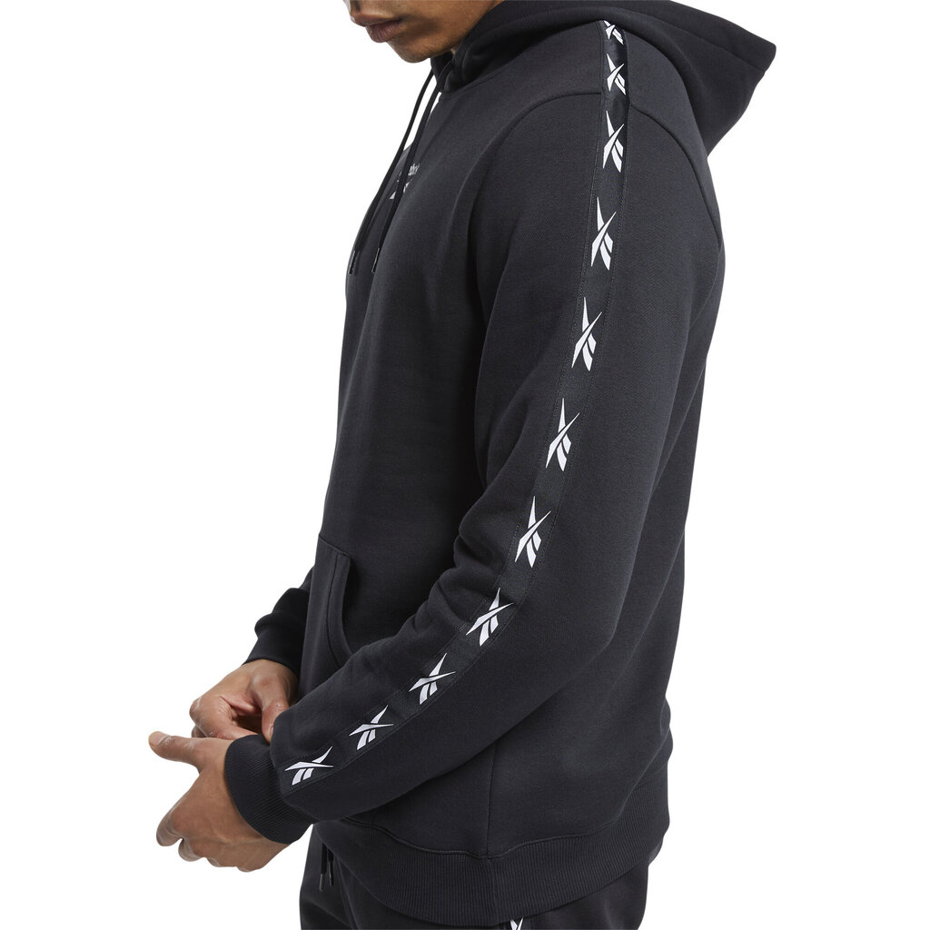 Miesten neule Reebok Te Tape Hoodie Musta, musta hinta ja tiedot | Miesten puserot ja hupparit | hobbyhall.fi