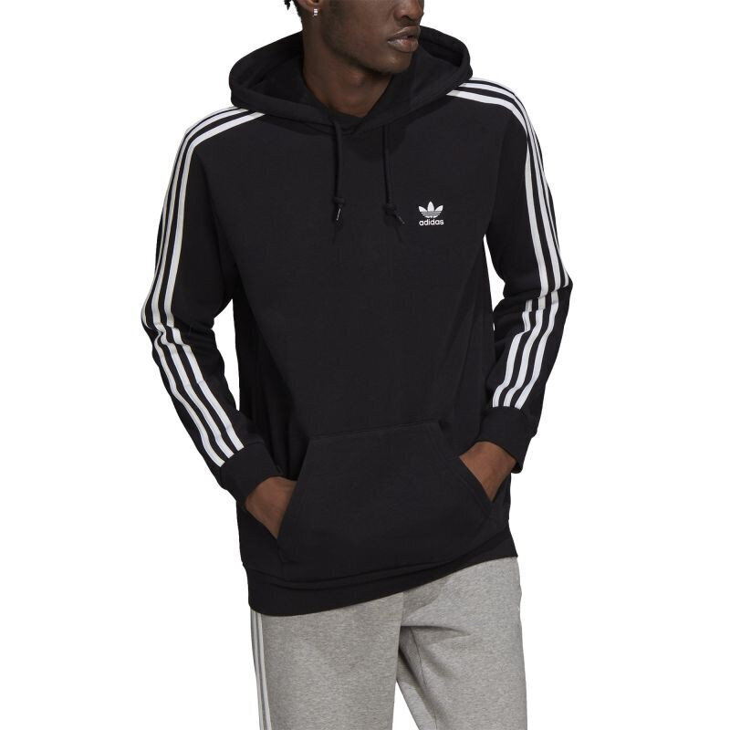 3 stripes hoody Adidas originals miehet black h06676 hinta ja tiedot | Miesten urheiluvaatteet | hobbyhall.fi