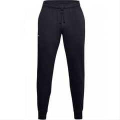 Miesten urheiluhousut Under Armour Rival Fleece Joggers M 1357128 001, musta hinta ja tiedot | Miesten urheiluvaatteet | hobbyhall.fi