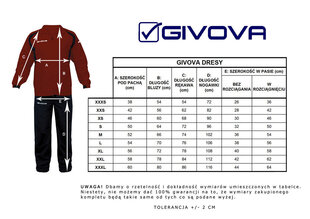 Urheilupuku GIVOVA VISA G0849-1210 hinta ja tiedot | Miesten urheiluvaatteet | hobbyhall.fi