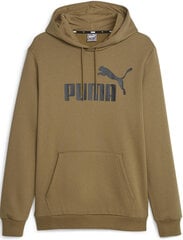 Puma Huppari Ess Big Logo Hoodie Fl Brown 586687 93 586687 93/4XL hinta ja tiedot | Miesten puserot ja hupparit | hobbyhall.fi