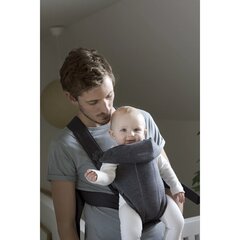 BabyBjörn nešioklė Mini Woven, black hinta ja tiedot | Kantoreput | hobbyhall.fi