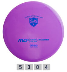 Diskgolfo diskas Midrange Driver S-LINE MD5 violetinė hinta ja tiedot | Frisbeegolf | hobbyhall.fi