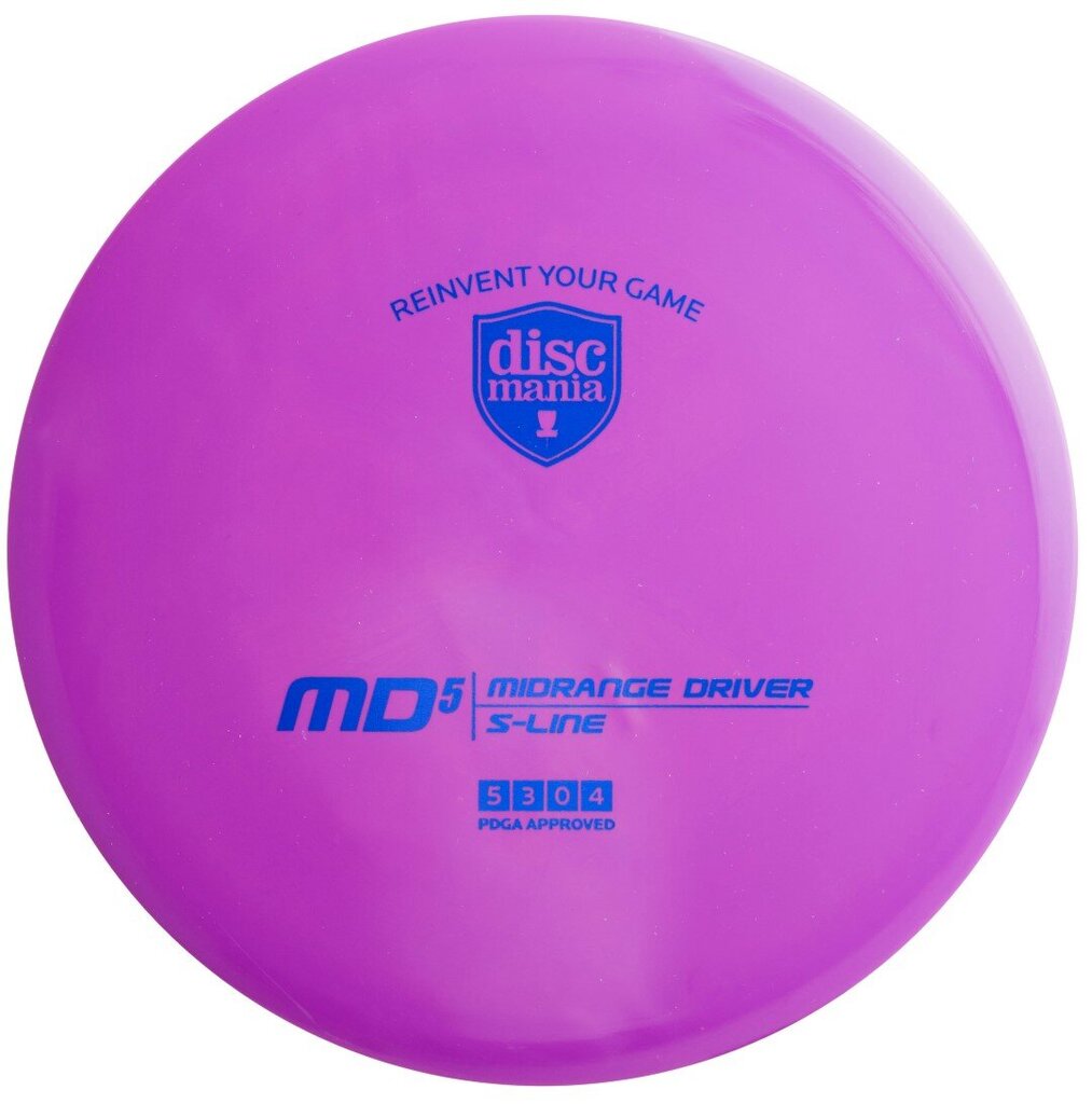 Diskgolfo diskas Midrange Driver S-LINE MD5 violetinė hinta ja tiedot | Frisbeegolf | hobbyhall.fi