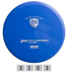 Discgolf kiekko Putter S-LINE P3X sininen hinta ja tiedot | Frisbeegolf | hobbyhall.fi