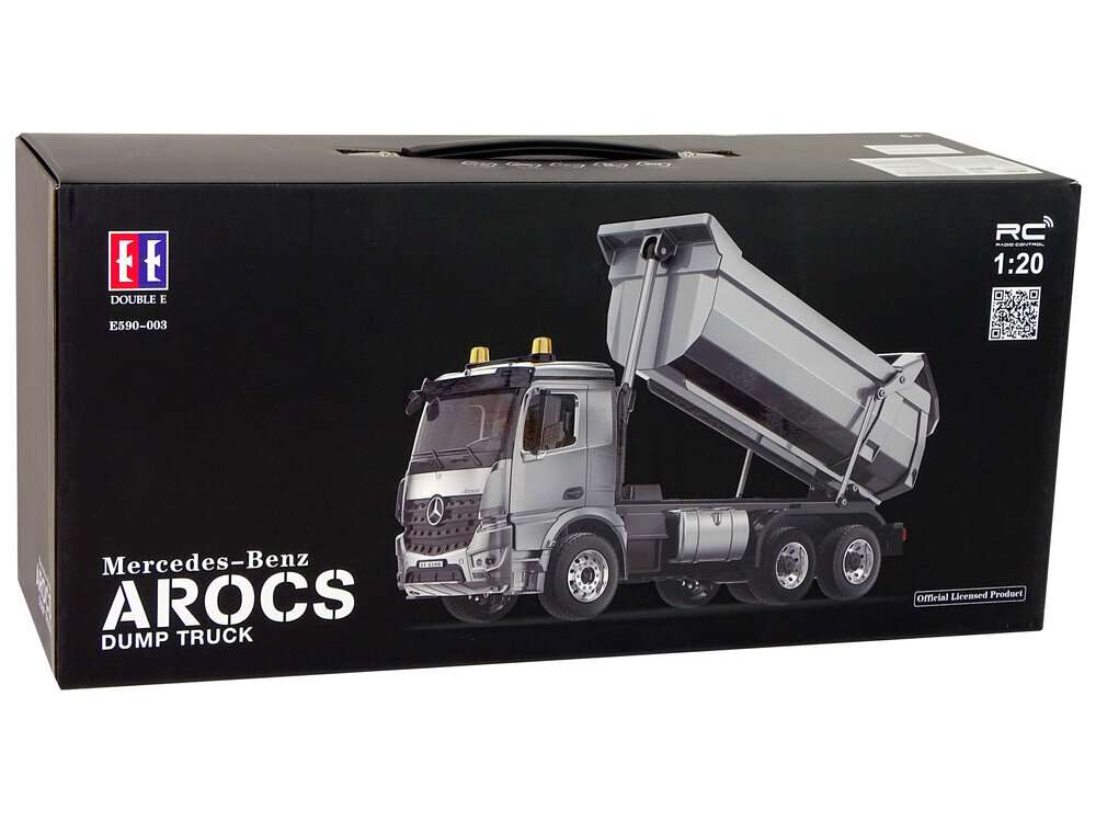 Mercedes Arocs kippiauto kaukosäätimellä hinta ja tiedot | Poikien lelut | hobbyhall.fi