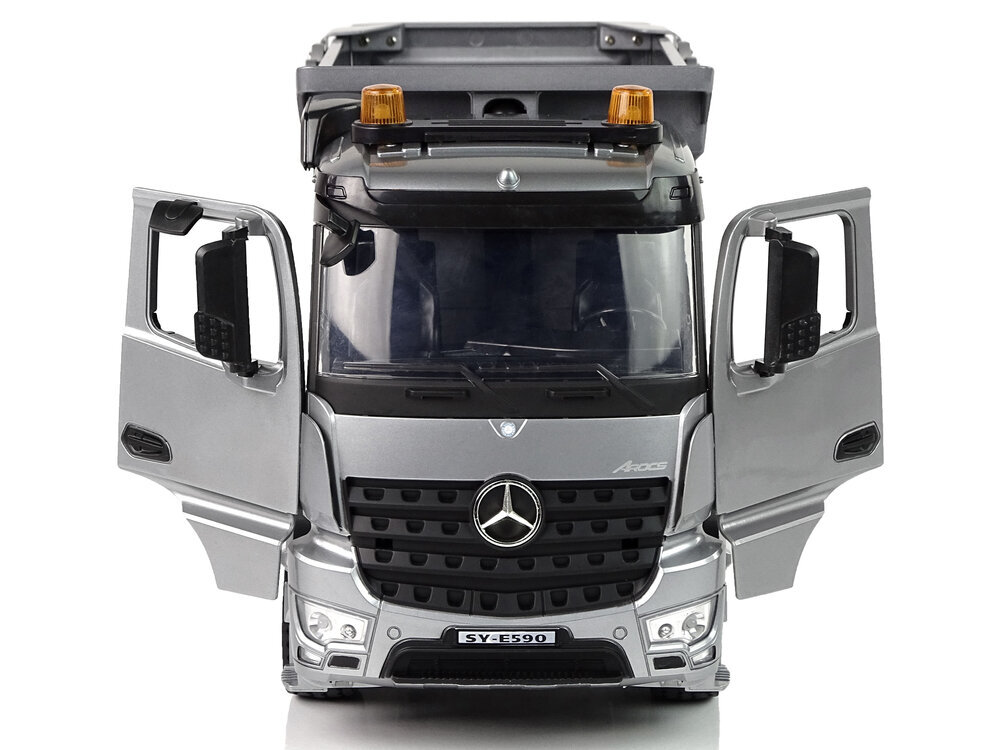 Mercedes Arocs kippiauto kaukosäätimellä hinta ja tiedot | Poikien lelut | hobbyhall.fi