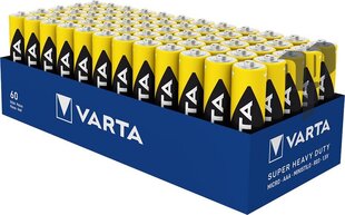 Paristot AAA Varta Superlife 60 kpl hinta ja tiedot | Paristot | hobbyhall.fi