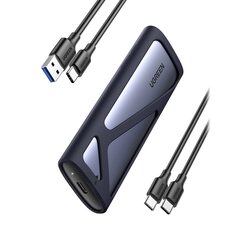 Muistiasemakotelo, Ugreen CM4001, M.2 USB, 3.2 Gen 2, USB, 10Gbps, SSD, harmaa hinta ja tiedot | Adapterit | hobbyhall.fi