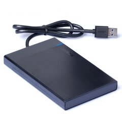 Sovitinasemakotelo, Ugreen US2211, SATA 2.5, 5 TB, USB 3.0, musta hinta ja tiedot | Ulkoisten kovalevyjen kotelot | hobbyhall.fi