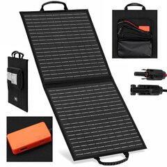 Aurinkolaturi, aurinkoakku, MSW S-POWER KIT401, kokoontaitettava, 2 x USB, 40 W. hinta ja tiedot | Varavirtalähteet | hobbyhall.fi