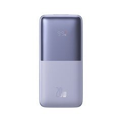 Virta-akku, Baseus, 10000 mAh., 20 W., USB 3A kaapeli 0,3 m., violetti hinta ja tiedot | Varavirtalähteet | hobbyhall.fi