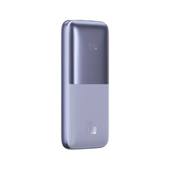 Virta-akku, Baseus, 10000 mAh., 20 W., USB 3A kaapeli 0,3 m., violetti hinta ja tiedot | Varavirtalähteet | hobbyhall.fi
