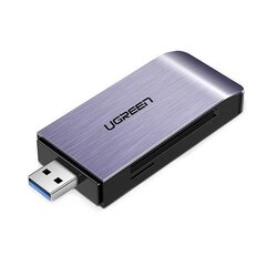 Muistikortinlukija, Ugreen, SD / micro SD / CF / MS USB 3.0 pistoke, harmaa hinta ja tiedot | Komponenttien lisätarvikkeet | hobbyhall.fi