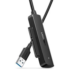 Sovitin, Ugreen, HDD, SSD 2.5, SATA III 3.0 USB:hen, musta hinta ja tiedot | Adapterit | hobbyhall.fi