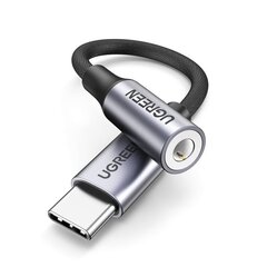 Kuulokesovitin, USB-C ja 3,5 mm, miniliitin 10 cm, musta hinta ja tiedot | Adapterit | hobbyhall.fi