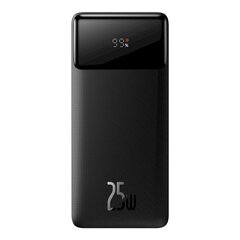 Virta-akku, Baseus PPBD0800011, 10000 mAh., USB / USB-C, 25 W., PD QC, USB-C-kaapeli, musta hinta ja tiedot | Varavirtalähteet | hobbyhall.fi