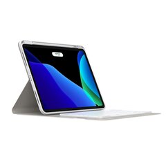 Kotelo näppäimistöllä, Baseus BS-PC0021, iPad Pro 12,9:lle, 2018-2021, valkoinen hinta ja tiedot | Tablettien kotelot ja muut tarvikkeet | hobbyhall.fi