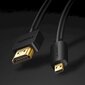 Sovitinkaapeli HDMI, micro HDMI 2.0v 4K 60Hz 30AWG 1,5 m, musta hinta ja tiedot | Adapterit | hobbyhall.fi