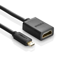 Sovitinkaapeli HDMI, micro HDMI, 20 cm, musta hinta ja tiedot | Adapterit | hobbyhall.fi