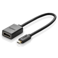 Sovitinkaapeli HDMI, micro HDMI, 20 cm, musta hinta ja tiedot | Adapterit | hobbyhall.fi