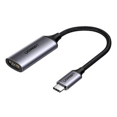 Sovitin, Ugreen, Thunderbolt 3, USB-C HDMI 2.0 4K 60Hz, harmaa hinta ja tiedot | Adapterit | hobbyhall.fi