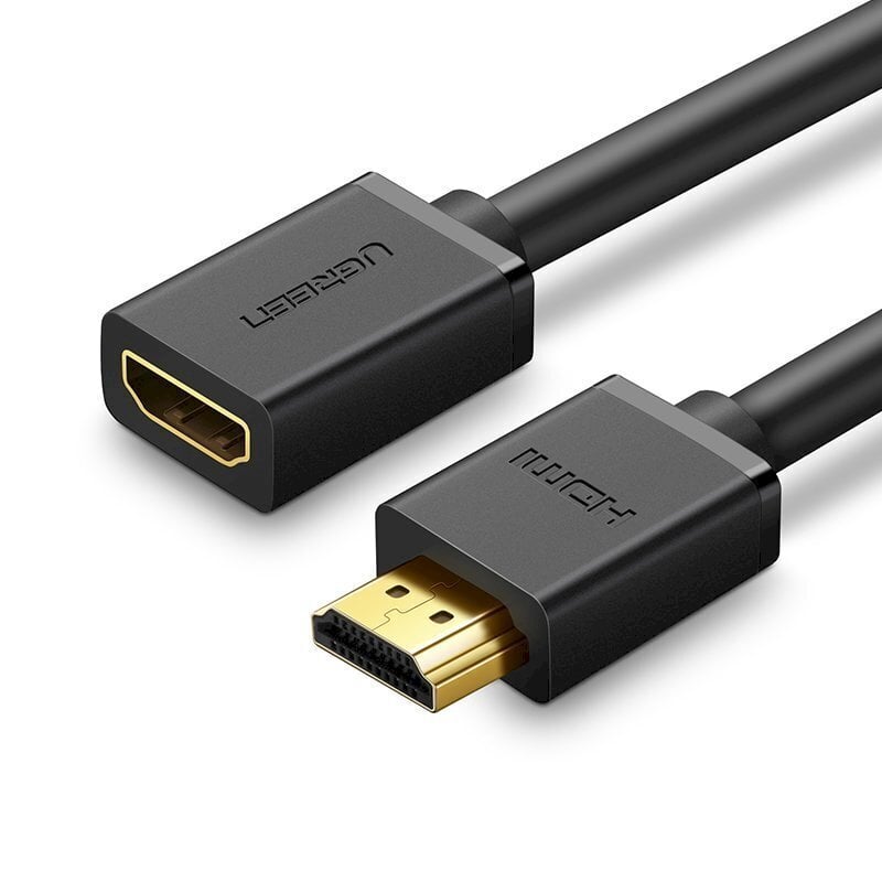 Kaapelin jatke, Ugreen, 0,5 m., HDMI 4K 10,2 Gbps., 340Mhz., musta hinta ja tiedot | Adapterit | hobbyhall.fi