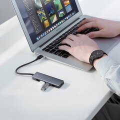 USB-C-jakaja USB-C-virtaportilla, Ugreen, 4x USB 3.2 , harmaa hinta ja tiedot | Adapterit | hobbyhall.fi